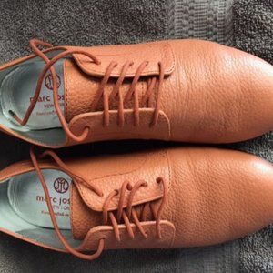 Next to new!  Marc Joseph Leather Pacific Golf Shoes - Salmon Color ALL LEATHER!